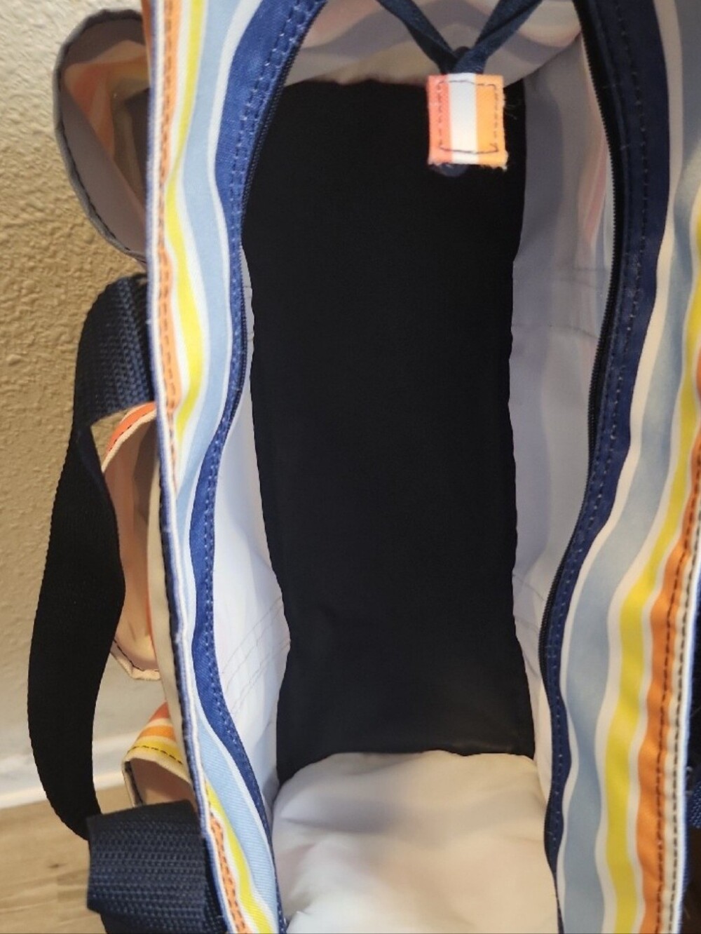 Thirty-one Striped Canvas Tote Beach And Reusable Bag, EUC, Retired - Picture 4 of 4